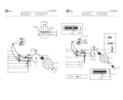 324025801 Альфа 1*60W E27 220V бра De city