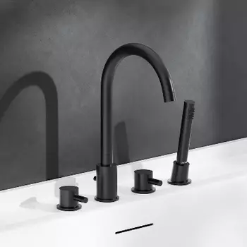 360400300 Смеситель на борт ванны, четырехсекционный