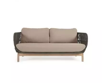 3-местный диван Catalina из зеленой веревки