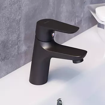 770210300 Смеситель для раковины, черный