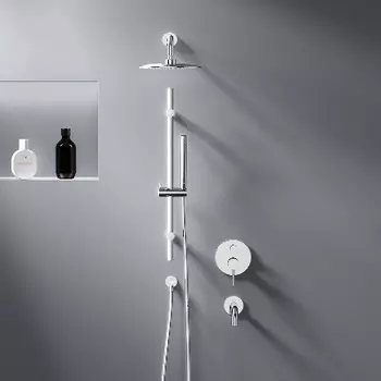 936540000 Встраиваемая душевая система с ванно-душевым смесителем, изливом и штангой