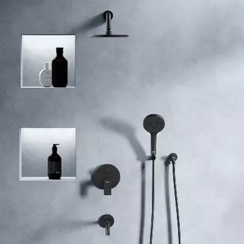 947510300 Встраиваемая душевая система с ванно-душевым смесителем и изливом