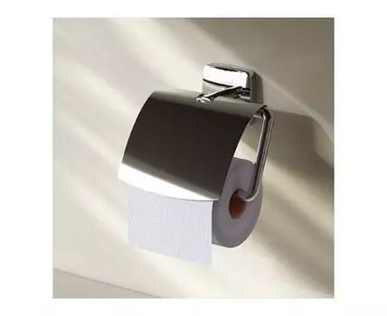 A90341400 Держатель для туалетной бумаги, с крышкой