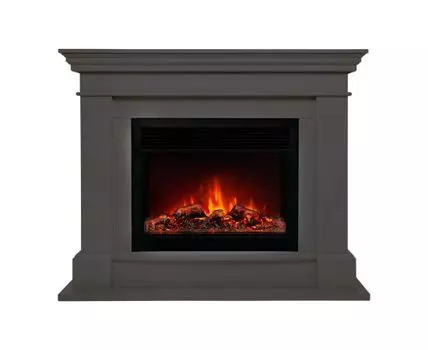 электрокамин Ontario 26/33 GR с очагом Moonblaze Deluxe Black