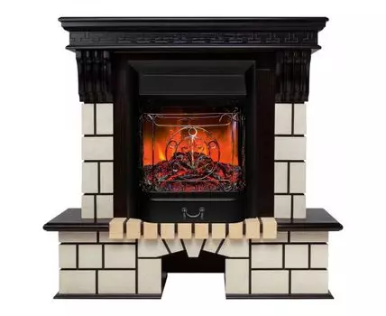 электрокамин Stone STD AO с очагом Eugene