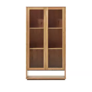 Alguema Витрина из дубового шпона с натуральной отделкой 100 x 185 см