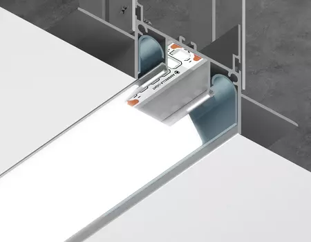 Алюминиевый профиль для натяжного потолка для ленты до 13.2мм Ambrella Light ILLUMINATION