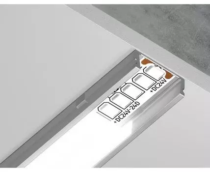 Алюминиевый профиль накладной для ленты до 11мм Ambrella Light ILLUMINATION