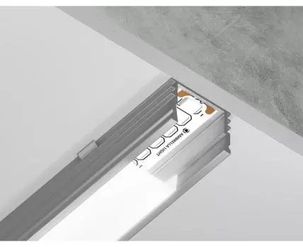 Алюминиевый профиль накладной для ленты до 15мм Ambrella Light ILLUMINATION