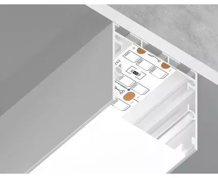 Алюминиевый профиль накладной/подвесной Profile System для ленты до 26мм Ambrella Light ILLUMINATION