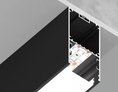 Алюминиевый профиль накладной/подвесной Profile System для ленты до 32,8мм Ambrella Light ILLUMINATION