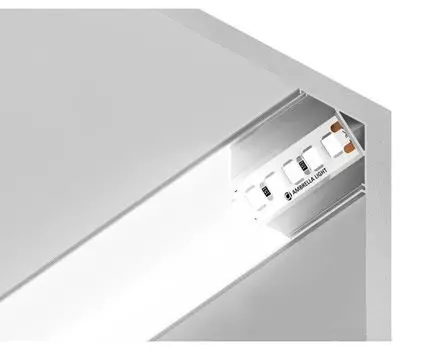Алюминиевый профиль угловой квадратный для ленты до 9,78мм Ambrella Light ILLUMINATION
