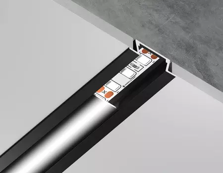 Алюминиевый профиль встраиваемый для ленты до 11мм Ambrella Light ILLUMINATION