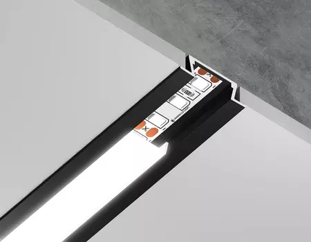Алюминиевый профиль встраиваемый для ленты до 11мм Ambrella Light ILLUMINATION