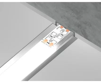 Алюминиевый профиль встраиваемый для ленты до 19,8мм Ambrella Light ILLUMINATION