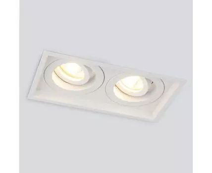 Алюминиевый точечный светильник 1071/2 MR16 WH белый