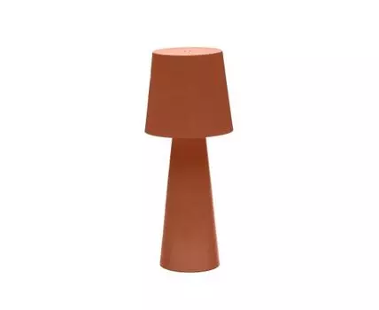 Arenys Большая переносная настольная лампа в терракотовом цвете