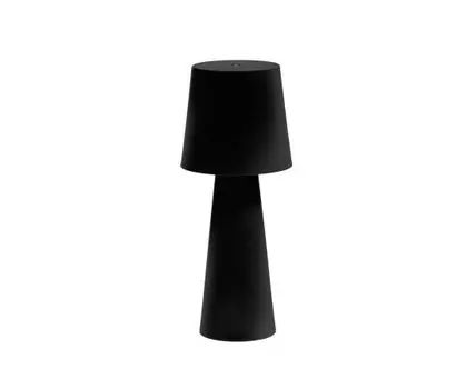 Arenys Большая переносная настольная лампа в черном цвете