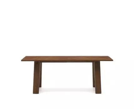 Arlen Раздвижной стол из массива дуба и шпона с отделкой ореха 200(250) 95 см