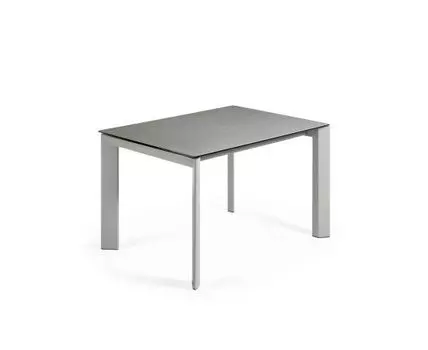 ATTA Стол 120 (180) x80 серый керамическая столешница