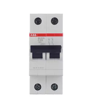 Авт. выключатель 2П АВВ, 20А 4,5кА (SH202L C20)