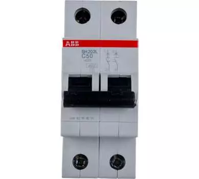 Авт. выключатель 2П АВВ, 50А 4,5кА, SH202L C50