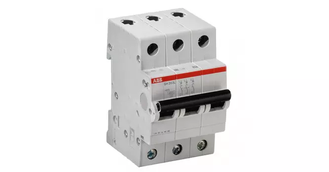 Авт. выключатель 3П ABB S 203 С32, 6,0кА