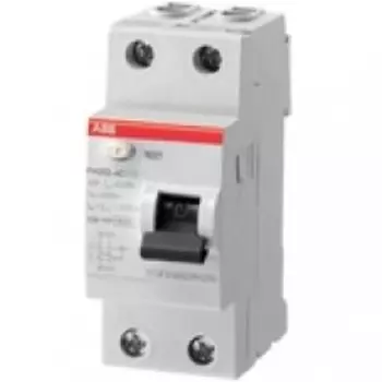 Авт. выключатель УЗО АВВ 2п, 40A, тип АС, 30mA, FH202Авт. выключатель УЗО АВВ 2п, 40A, тип АС, 30mA, 6,0кА FH202