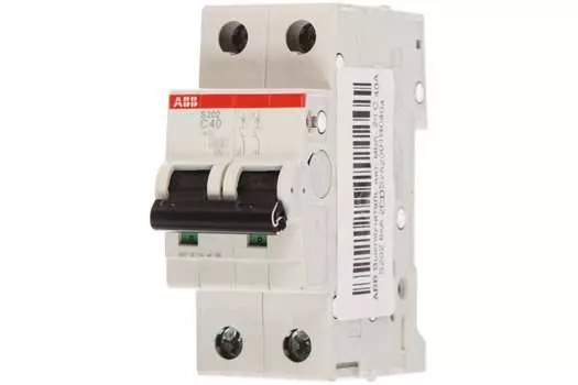 Aвтоматич.выкл-ль 2-полюсный S202. 6.0кА, С40