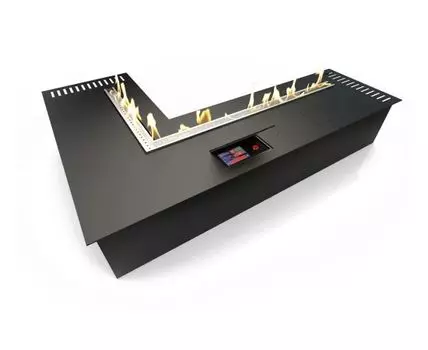 Автоматический биокамин ZeFire М 1000x1400 угловой (Черный, 100-140)