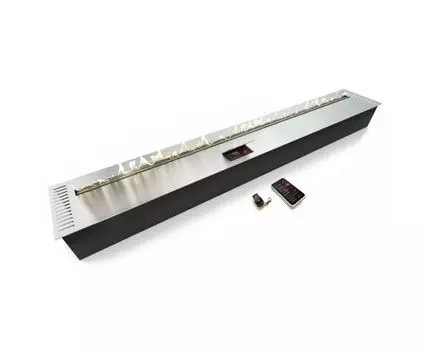 Автоматический биокамин ZeFire М 2000 шлифованный с ДУ (серебристый, 200)