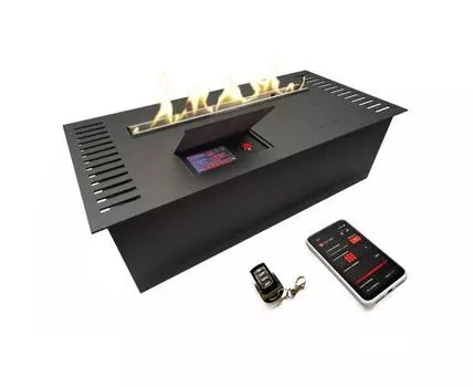 Автоматический биокамин ZeFire М 600 с ДУ (Черный, 60)