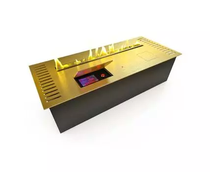 Автоматический биокамин ZeFire М 700 латунный (латунный, 70)