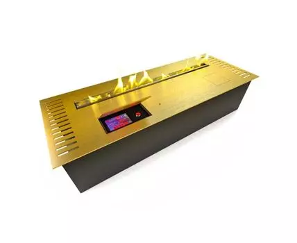 Автоматический биокамин ZeFire М 800 латунный (серебристый, 80)