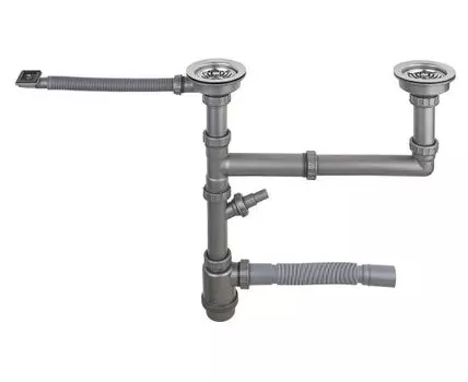 Аксессуар для кухни Юки S801 (К мойкам, Серый)