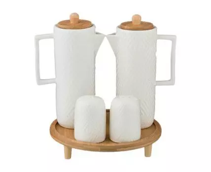 Аксессуар для сервировки и хранения Native (19, 17, Емкости для специй, Белый, 17)