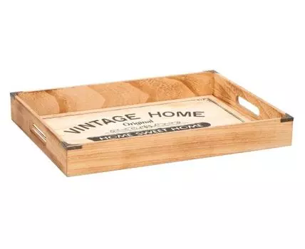 Аксессуар для сервировки и хранения Винтаж Хоум (Подносы, Бежевый)