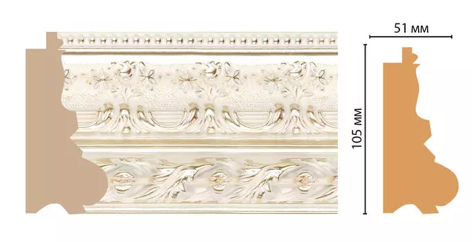 Багет DECOMASTER 229-182 (105*51*2900мм)