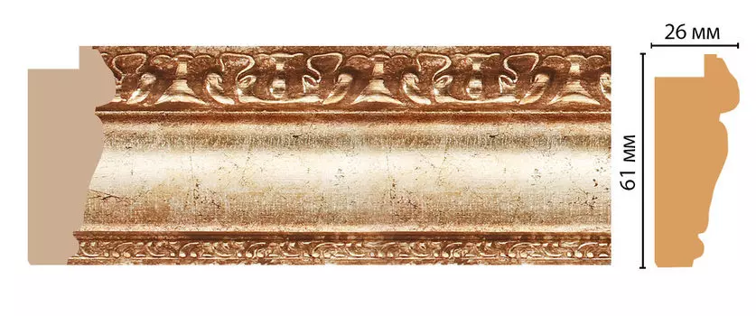 Багет DECOMASTER 304-127 (61*26*2900мм)