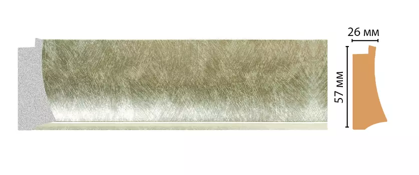 Багет DECOMASTER 553-373 ДМ (57*26*2900 мм)
