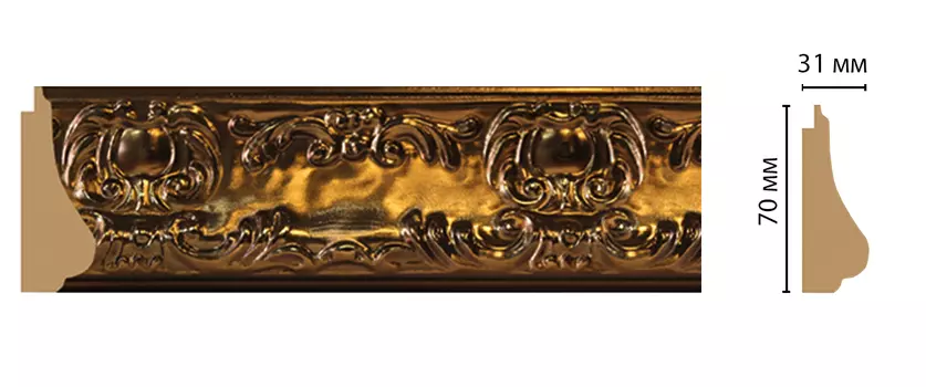 Багет DECOMASTER 566-1606 (70*31*2900мм)