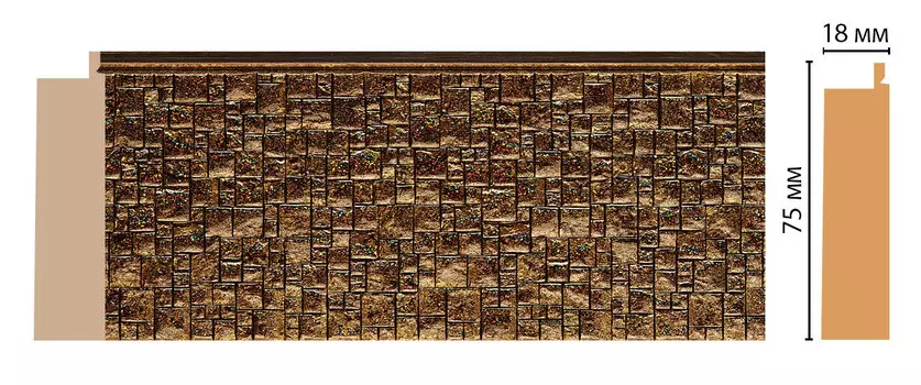 Багет DECOMASTER 582-26 (75*18*2900мм)