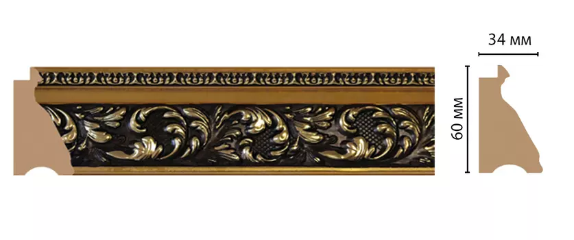 Багет DECOMASTER 587-1604B (60*34*2900мм)