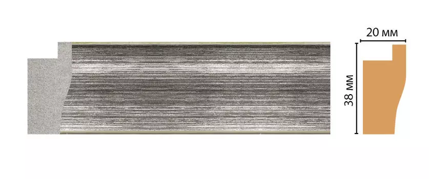 Багет DECOMASTER FM3-1 (38*20*2850мм)