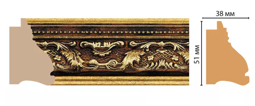 Багет DECOMASTER J11-1223 (51*38*2900мм)