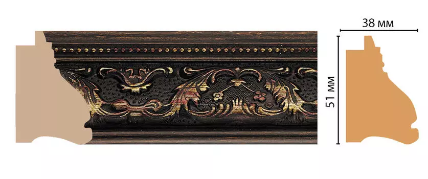 Багет DECOMASTER J11-966 (51*38*2900мм)