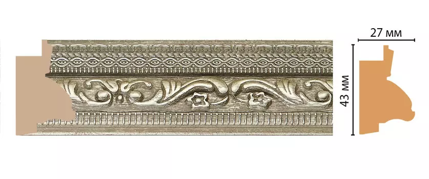 Багет DECOMASTER J13-1224 (43*27*2900мм)