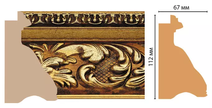 Багет DECOMASTER S16-1223 (112*67*2900мм)