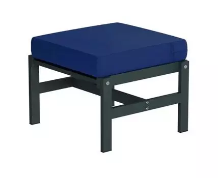 Банкетка алюминиевая с подушкой Scandi