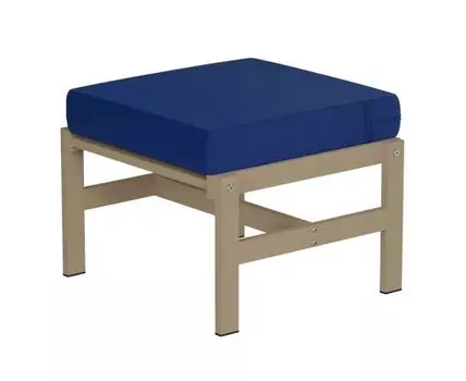 Банкетка алюминиевая с подушкой Scandi